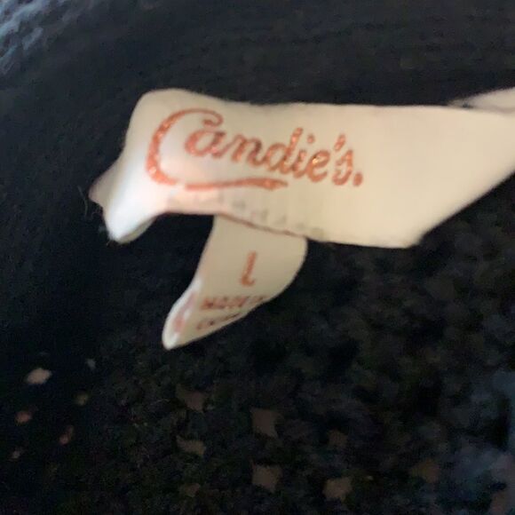 CANDIE’S crochet CROCHET OPEN FRONT SWEATER - Picture 4 of 5